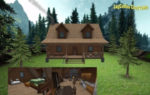 Log Cabins Cozy Cabin