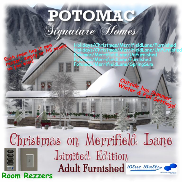 Christmas on Merrifield Lane Limited Edition Adult Furnished Ad NoDate