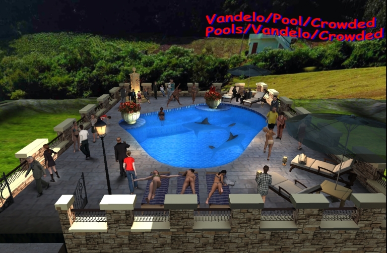 Vandelo Pool Crowded